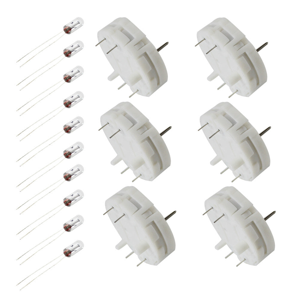 Set of 6pcs 10 BONUS BULBS For GM  Switec Gauge Cluster Stepper Motor Kit