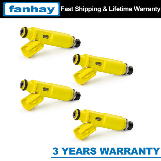 New Set of 4 Fuel Injectors 23250-28050 Fits for Toyota RAV4 2.0L L4 2001-03