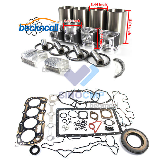 3024C 3024T 3024CT Engine Rebuild Kit Fits 226B 232B 242B 247B 257B RC-60 Loader