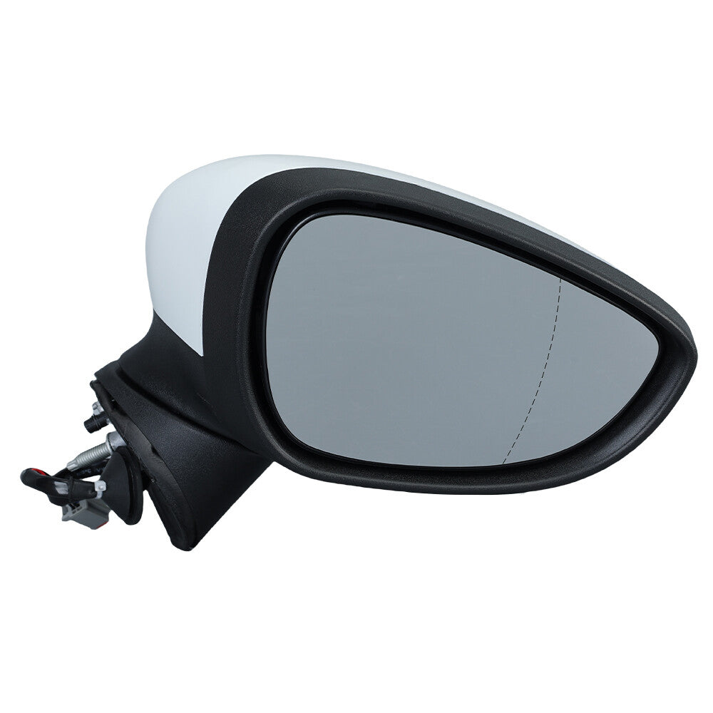 F¨¹r for Ford Fiesta MK7 2013-2017 Rechts Au?enspiegel Manuell Beheizbar Wei?