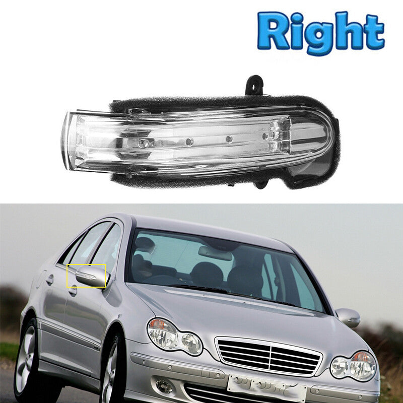 Right For 2004-07 for Mercedes-Benz W203 Rearview Mirror Turn Signal Indicator Lamp