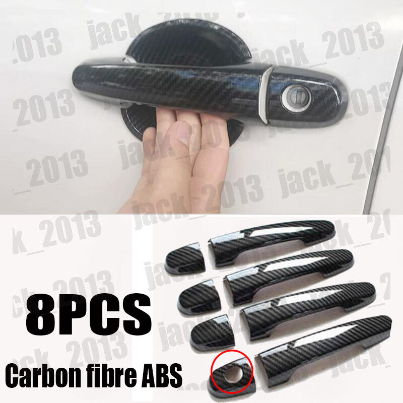 Carbon fibre ABS Door Handle Cover Trim for Toyota for Corolla Axio Altis 2008-2013