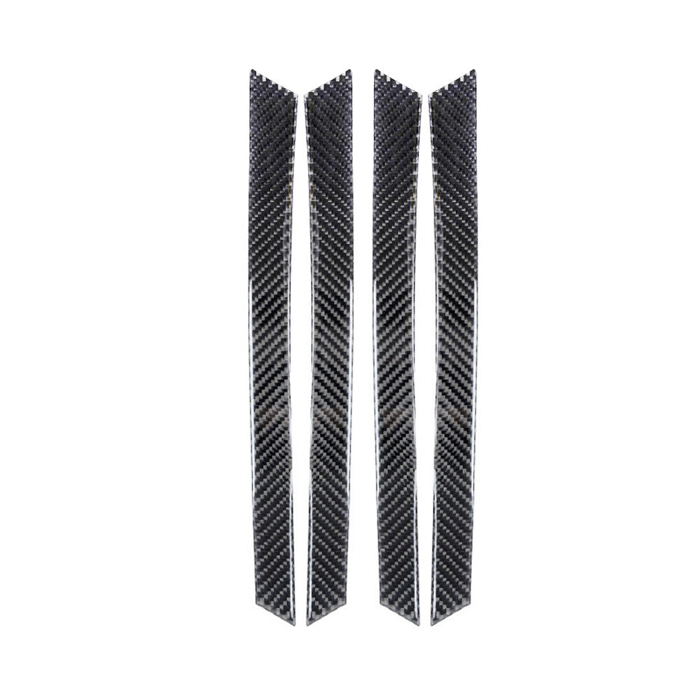 4pcs Carbon Fiber Iinner Door Panel Cover Trim for Toyota Highlander 2008-2013