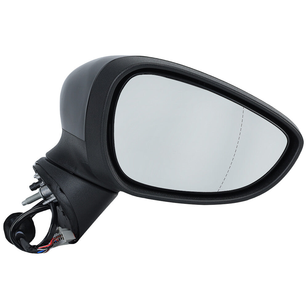 F¨¹r for Ford Fiesta MK7 13-17 RH Au?enspiegel Elektrisch Beheizbar 8 Draht Schwarz