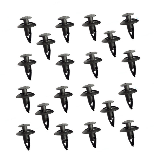 Set of 50 Fender Liner Wheel Well Clips Black Fits for Nissan 63854-01A00