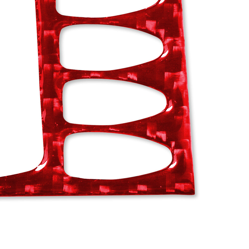 Red Carbon Fiber A/C Insert Panel Cover Trim for Porsche Boxster / 996 1998-2004