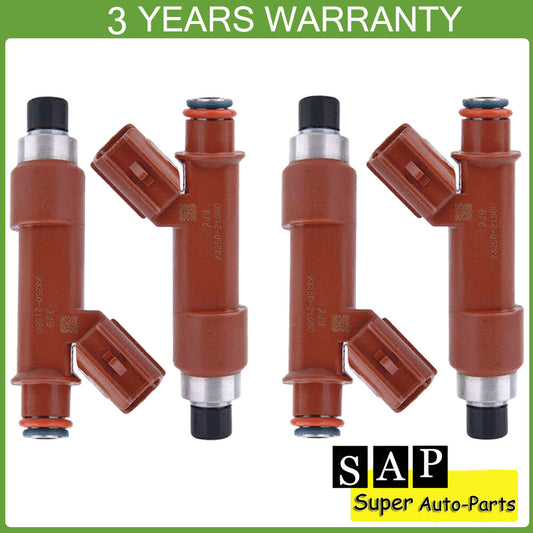 4x Fuel Injector for Toyota Yaris 1.3L NCP90 NCP92 2NZFE 23250-21060 23209-21060