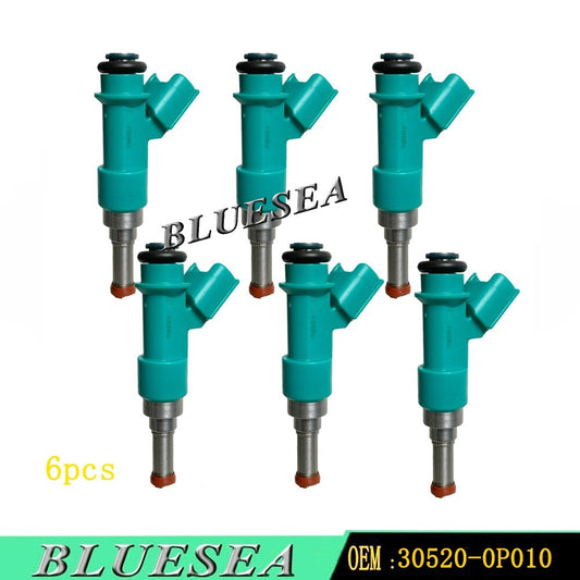 6PCS Fuel Injector 23250-0P010 for Toyota for Avalon for Camry for Sienna for Lexus ES350 RX350