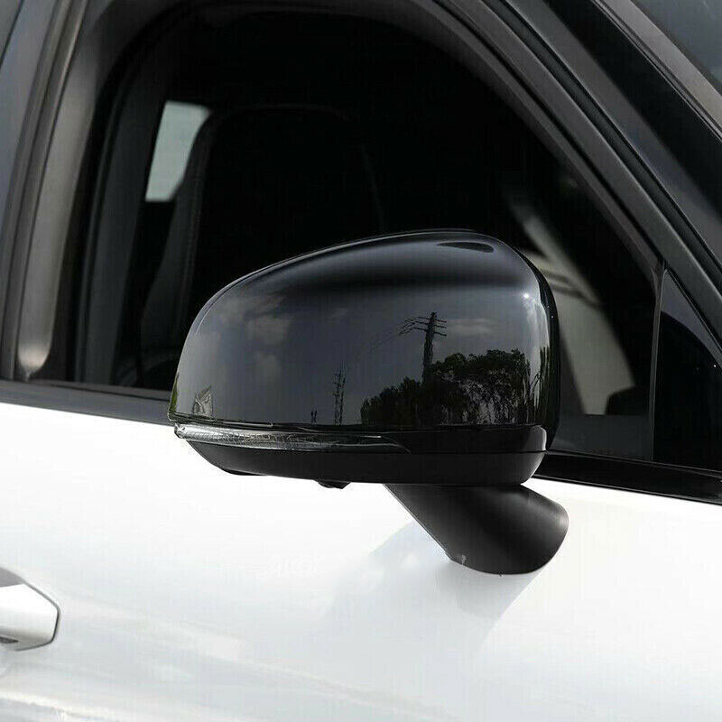 for Volvo XC40 2019-2023 Gloss black Side Door Rearview Mirror Cover Trim Caps