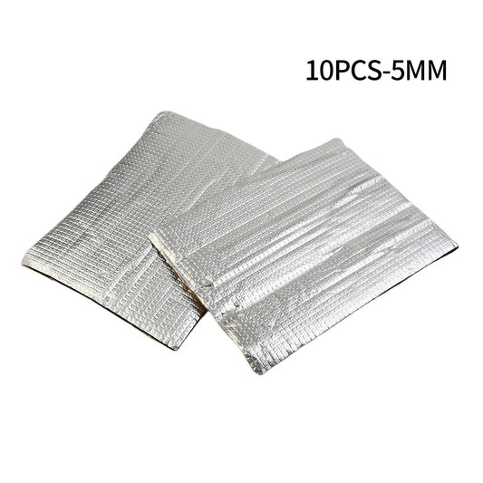 10 sound insulation pads for car quieting, compact van, 5mm automatic