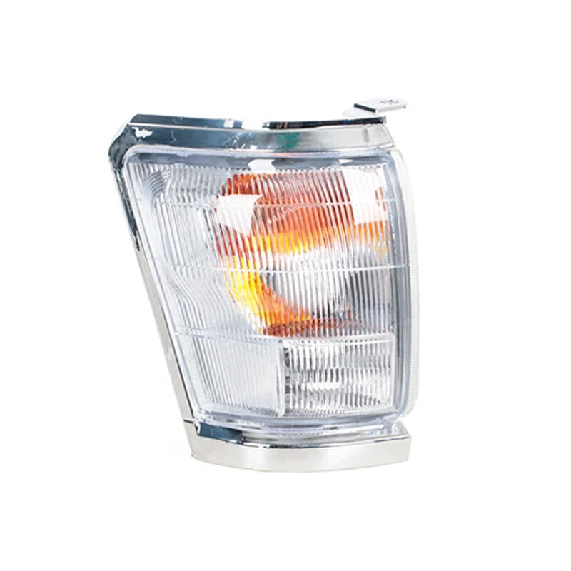 1. Double wide-angle headlight chrome frame for Toyota Hilux 1997-2001