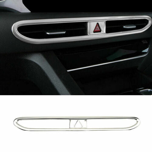 for Hyundai Sonata 2020-2023 Silver Central Air Condition Outlet Vent Frame Trim
