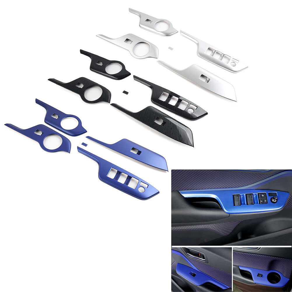 Door Window Lift Switch Control Button Panel Cover Trim for Toyota CHR C-HR