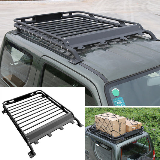 Iron Black Roof Luggage Rack Basket Metal Carrier Box for Suzuki for Jimny 2012-2017