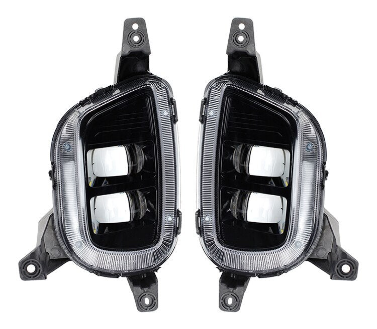 1. for Kia Fiesta 2014-2016 DRL 12V fog lights and daytime running lights, white.
