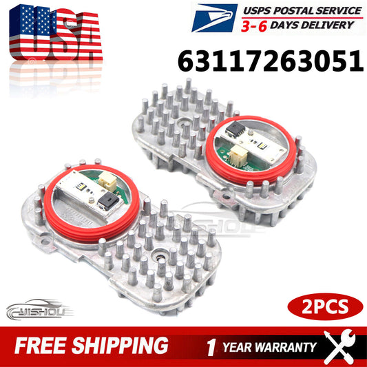 2PCS DRL Headlight LED Light Insert Diode Module for BMW 428i 435i X3 2014-2016