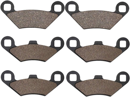 Front and Rear Brake Pad for POLARIS 400 Sportsman HO 4 x 4 2011 2012