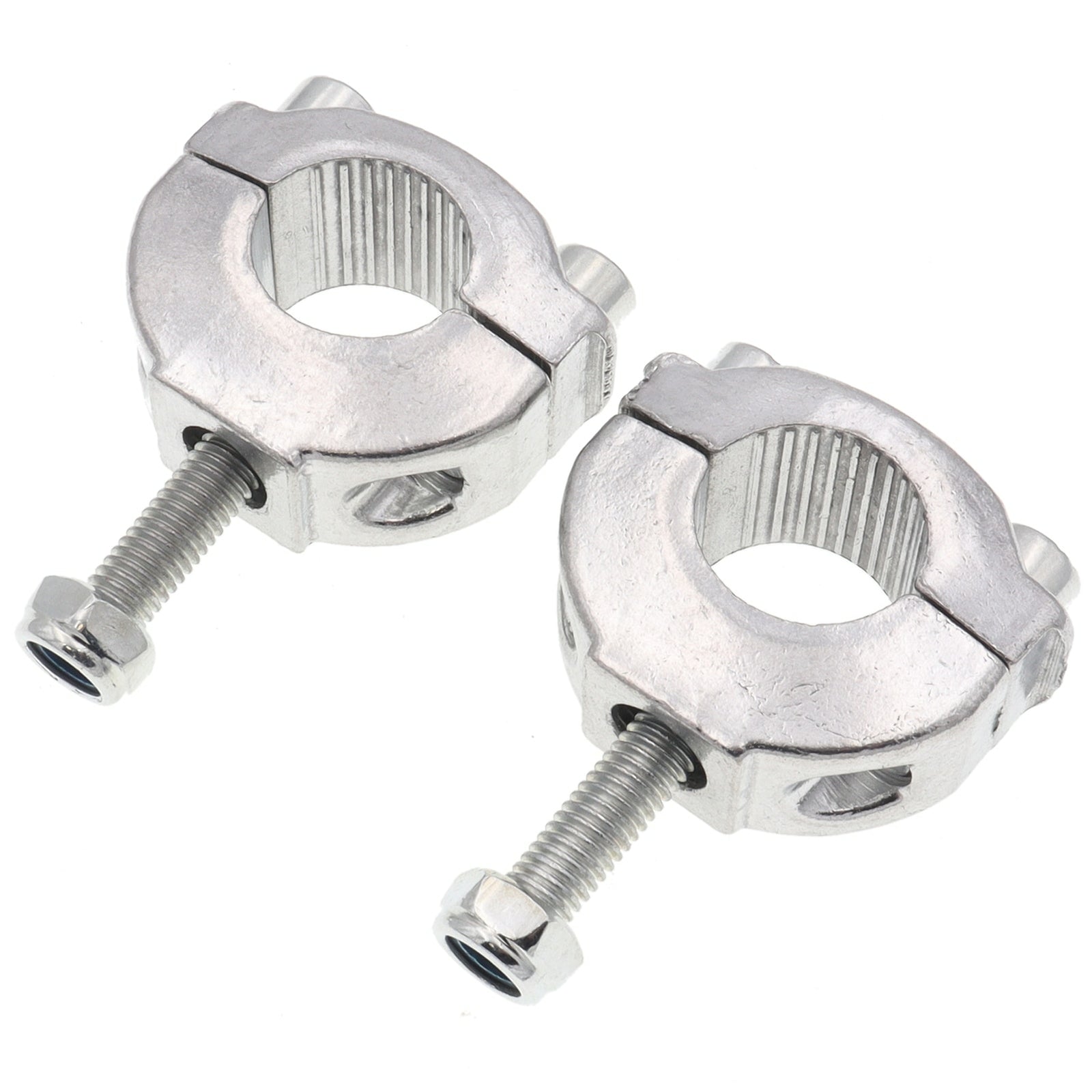 Motorcyle 22mm Handlebar Bar Risers Mount Bracket Clamp Taper 2 Strok Dirt Bike