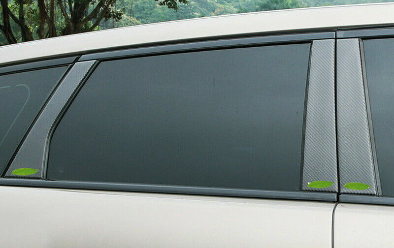 for Range Rover Evoque 2012-2019 Carbon Fiber Door Window BC Pillar Post Cover