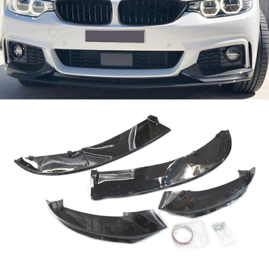 Front Bumper Lip Carbon Fiber For 2014-2020 for BMW F33 F32 F36 4 Series M Sport