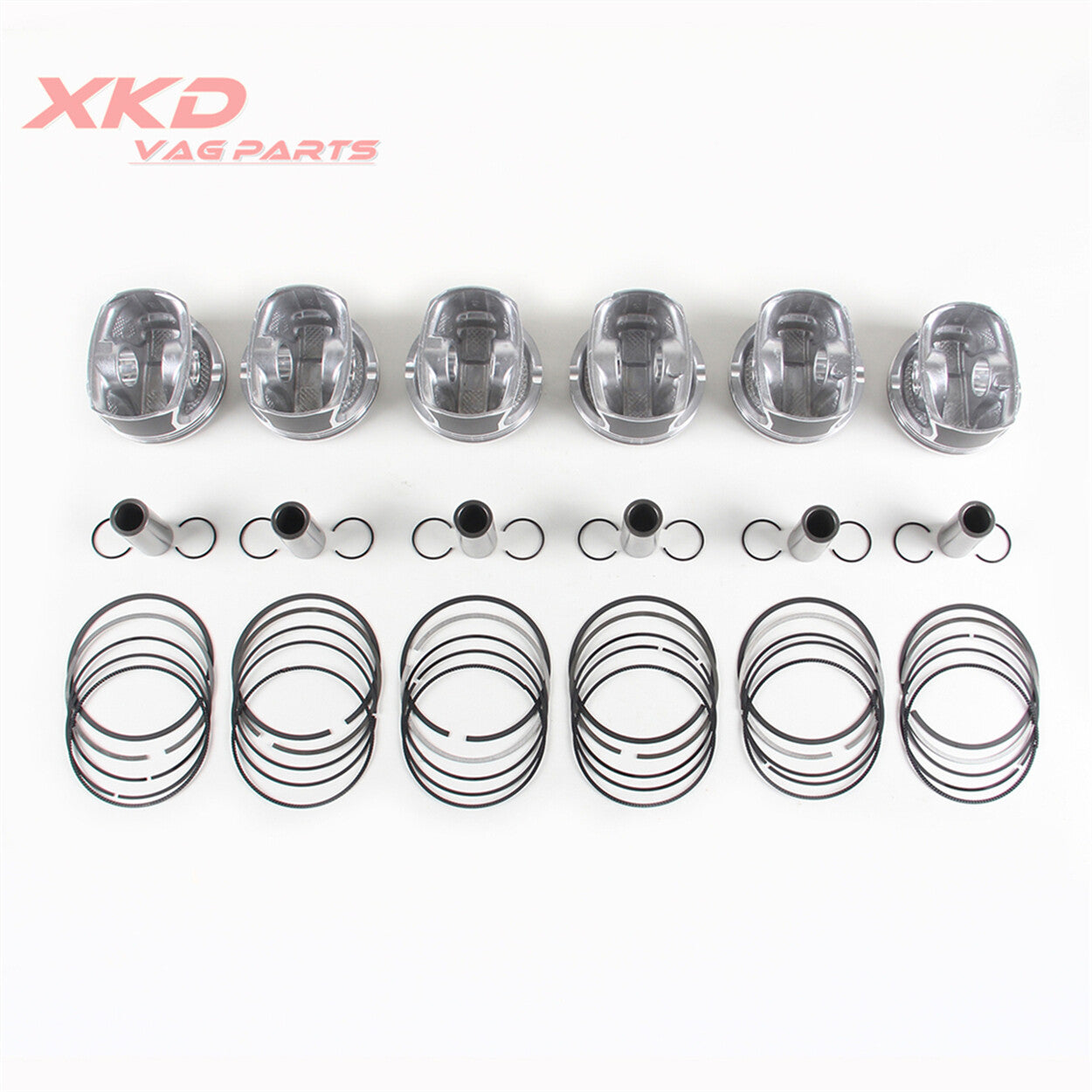 3.0L STD Pistons Rings Kit Fit for Cadillac CTS SRX for Chevrolet Equinox for GMC