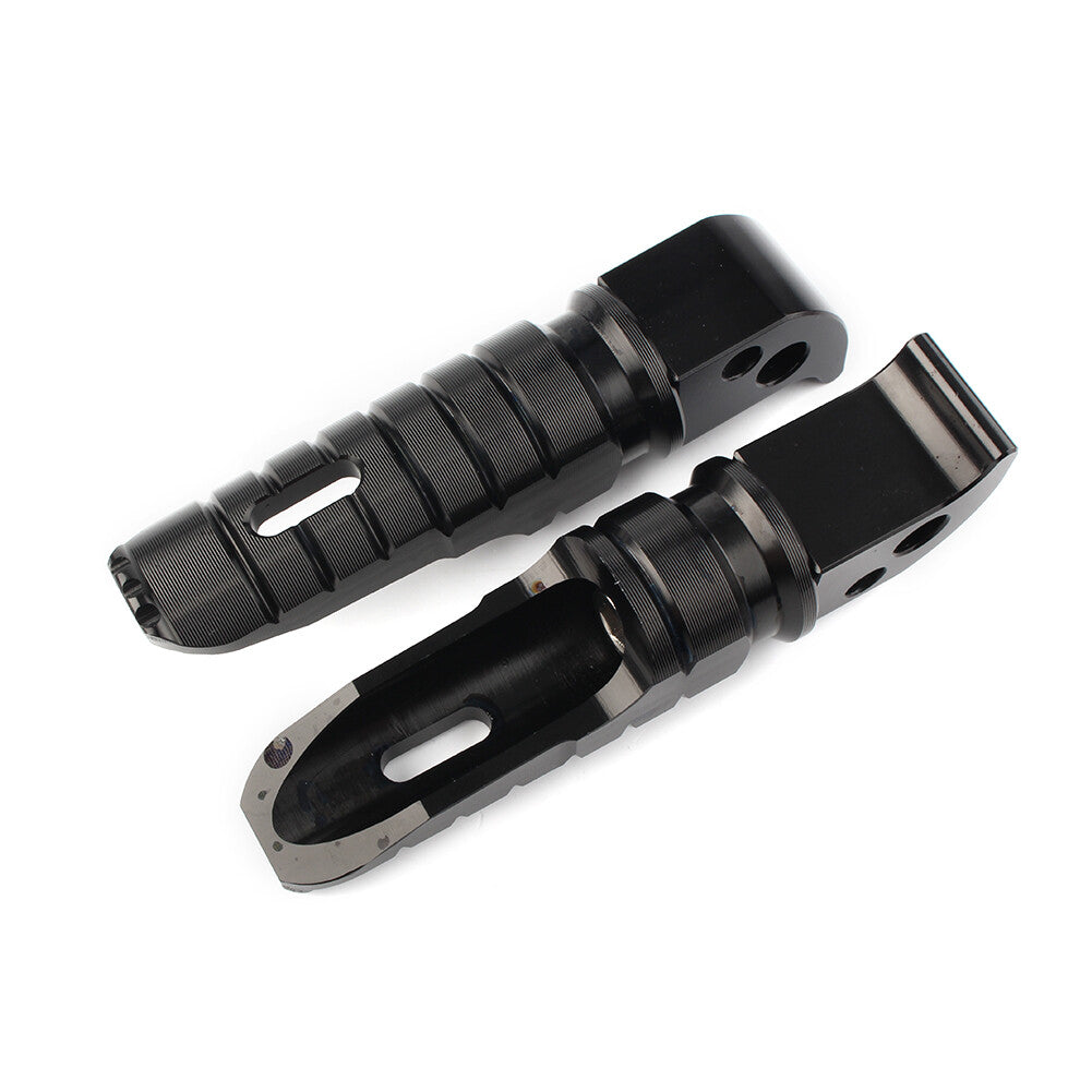 2x Fu?rasten hinten f¨¹r for Yamaha MT-09 MT-07 MT-03 FZ-07 FJ-09 FZ1 FZ6 R3 Schwarz