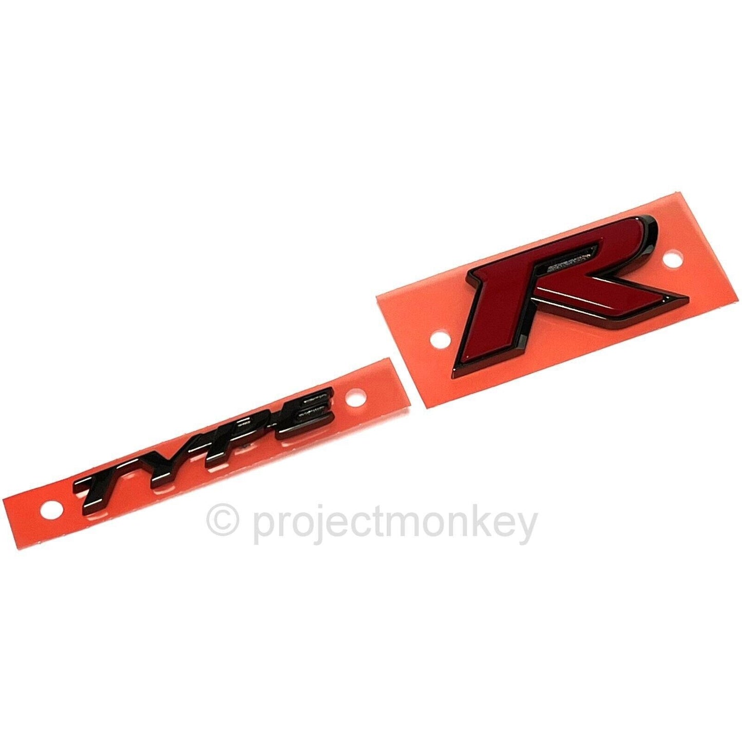for Honda 75732-TGH-A01 17-21 for Civic Type R FK8 Front Type R Badge Parts