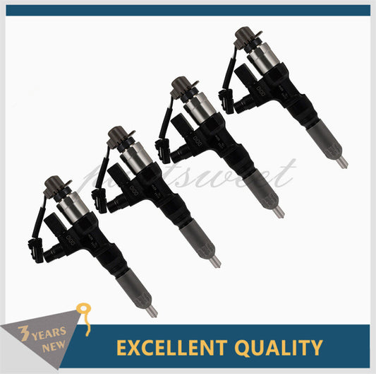 4pcs Diesel Injector for Hino 3.8L 4.7L 5.0L 6.5L 7.7L 23670-E0010 095000-6593
