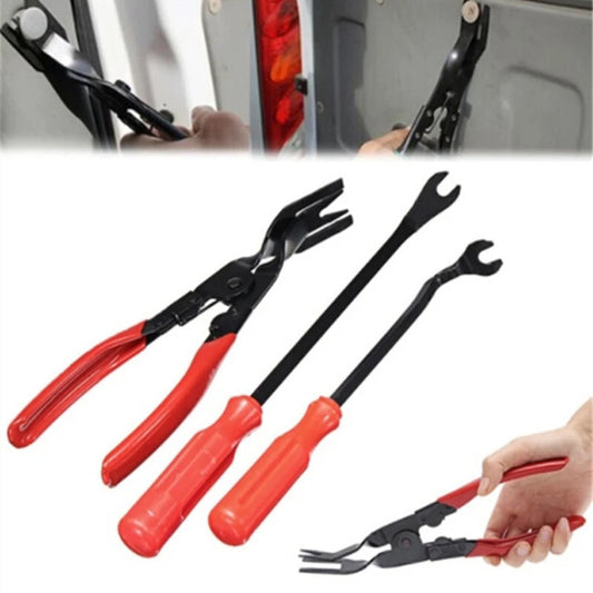 Car Trim Clip Removal Pliers Van Door Panel Fascia Dash Upholstery Remover Tool