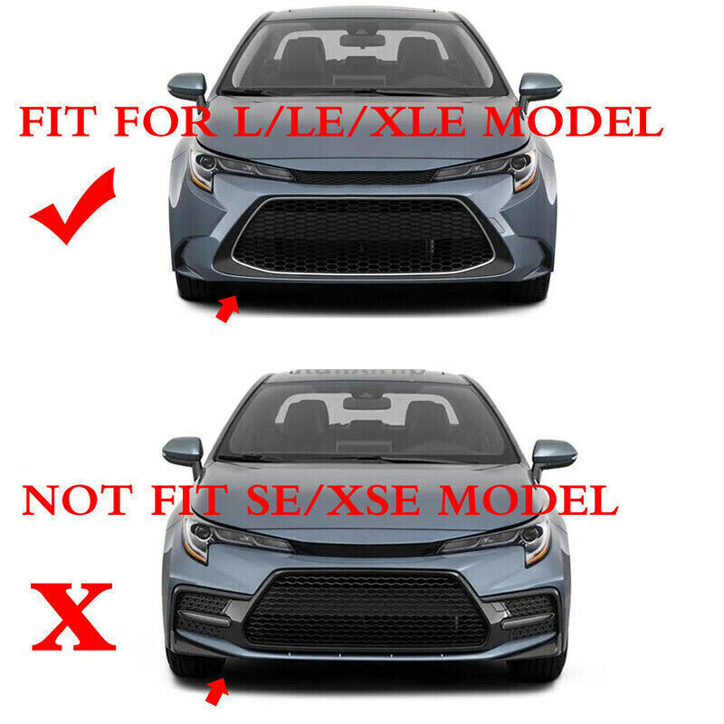 for Toyota for Corolla 20-2024 Carbon Fiber Front Grille Emblem Frame Cover Trim 1P