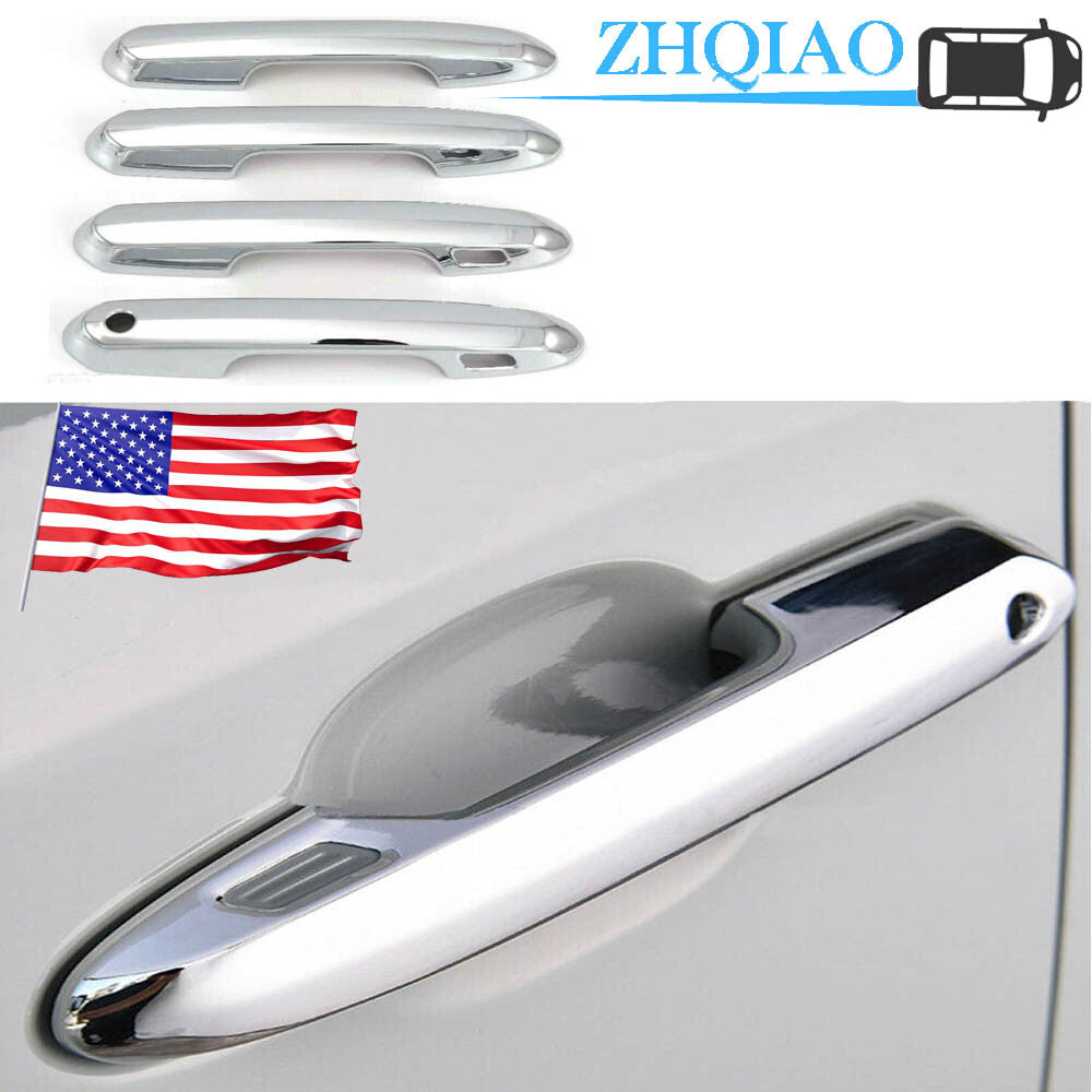 Door Handle Cover Trim Chrome for smart Fit for Toyota RAV4 2019-23 / 2020-23 Highlander