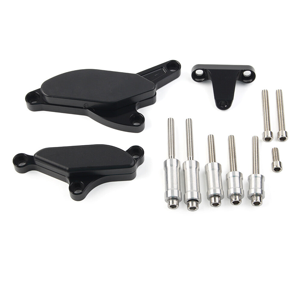 Engine Slider Frame Crash Guard Protector Black Fit for Kawasaki ZX10R 08-10