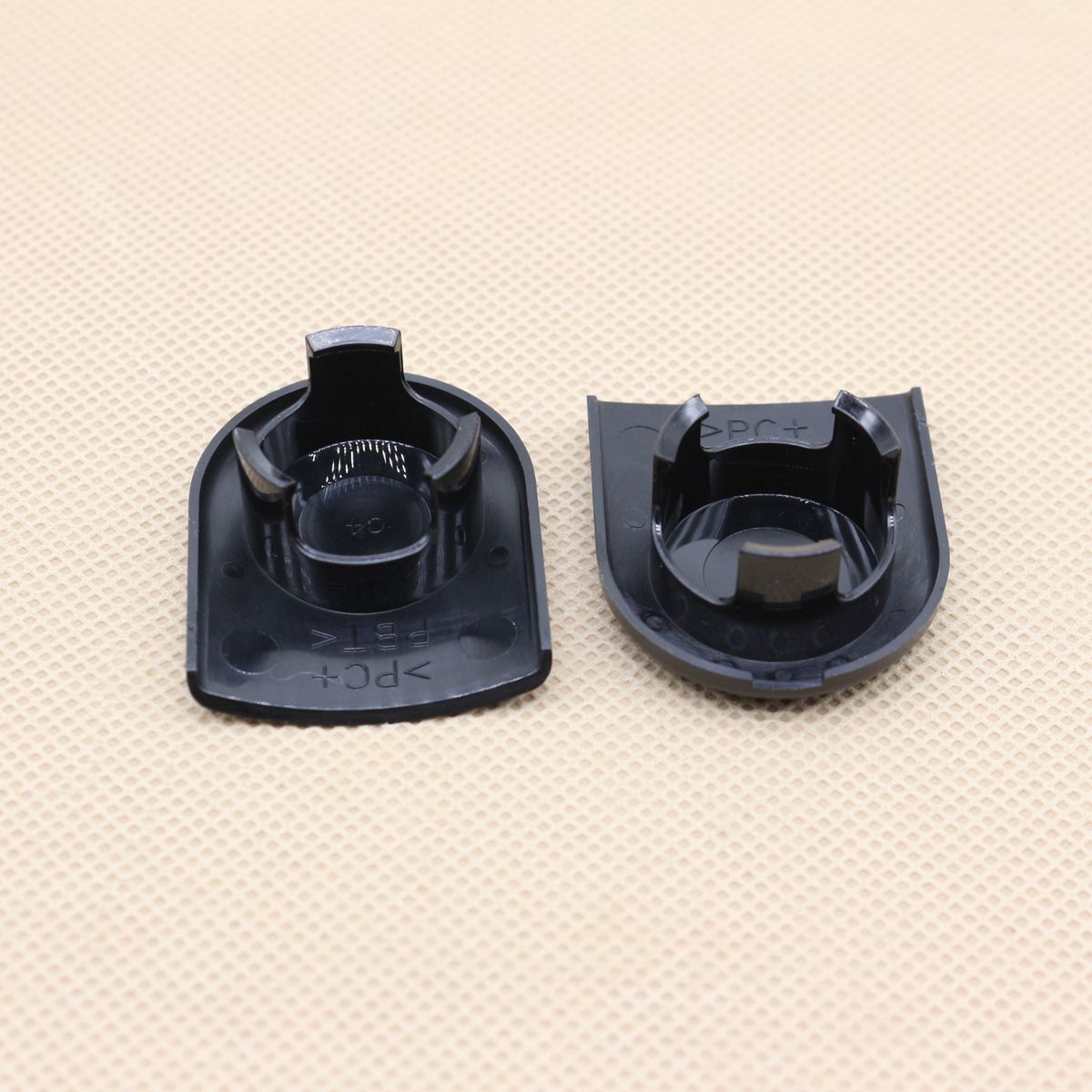 2-piece windshield wiper arm nut cap for general use on for Chevrolet , for Buick , and for Cadillac models 22793593