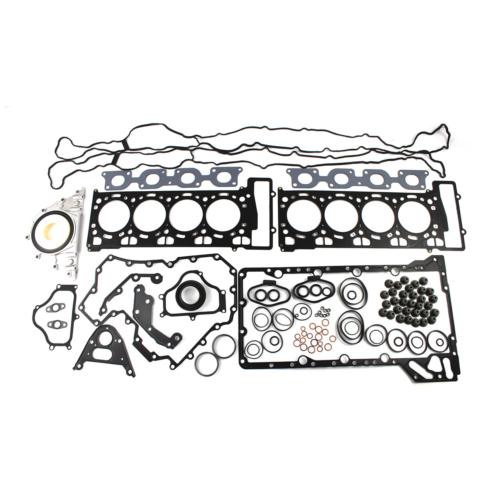 N63 Engine Overhaul Rebuilding Kit - Timing Chain Kit Pistons Rings for BMW