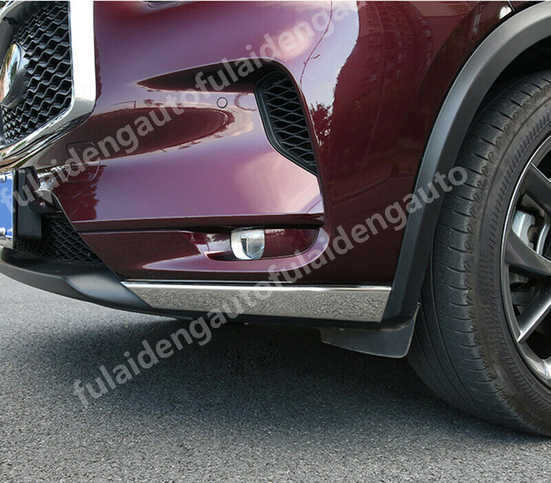 Front Corner Bumper Protector Guard Lid Sill Cover Trim for Infiniti QX50 19-24