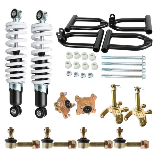 Go-kart upper control arm front suspension shock absorber wheels all-terrain vehicle for golf cart