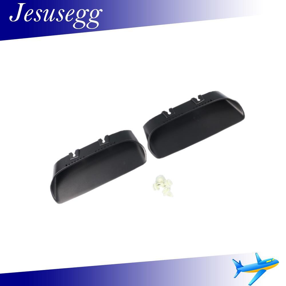 Pair Redeye Hood Bezels Left Right Side For 2019-2020 for Challenger Black