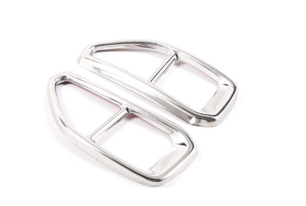 Steel Chrome Exhaust Muffler Tail Pipe Cover for for BMW 3 Series G20 G28 2020+