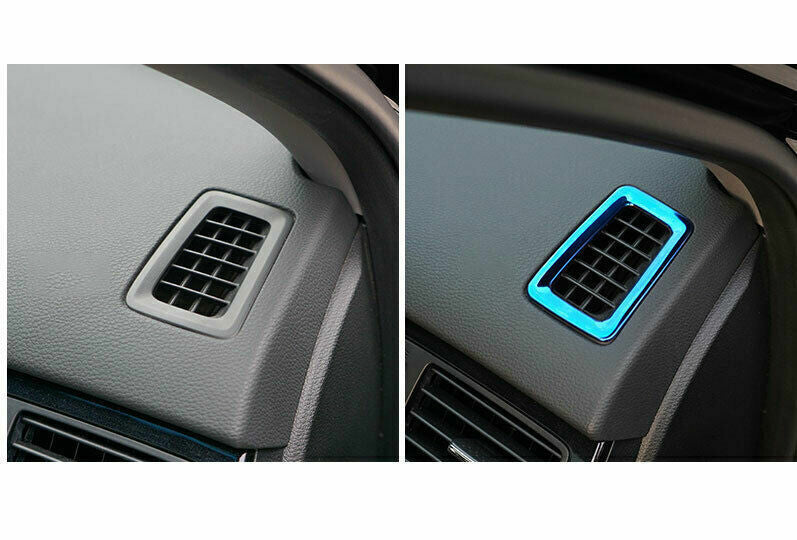 Instrument LR Air Outlet Vent Trim for Honda Accord 9th 2014-2017 Blue Titanium