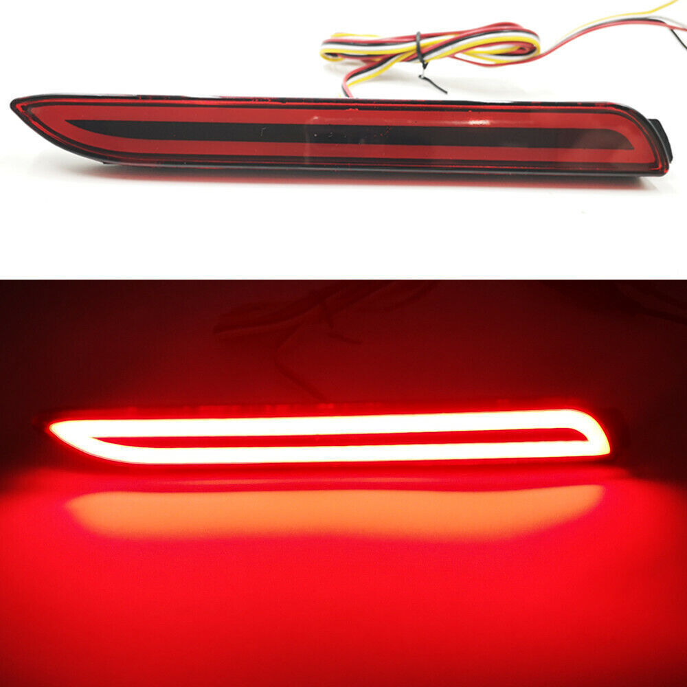 for Toyota RAV4 2019-2022 Rear Bumper Fog Light Brake Light Reflector Streamer