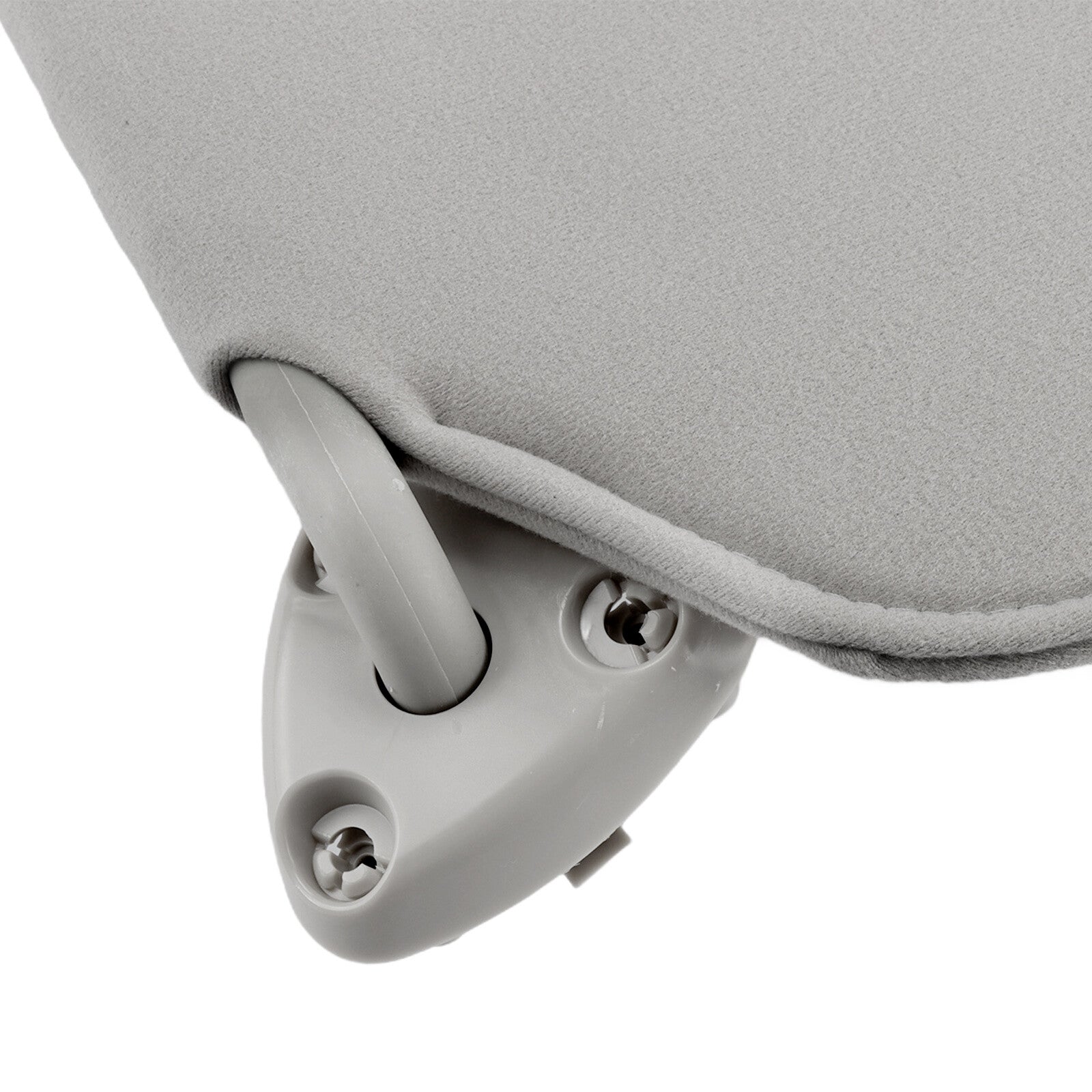 A pair of grey left and right sun visors with lights for a 2014 for Chevrolet Express for GMC Savana 1500.