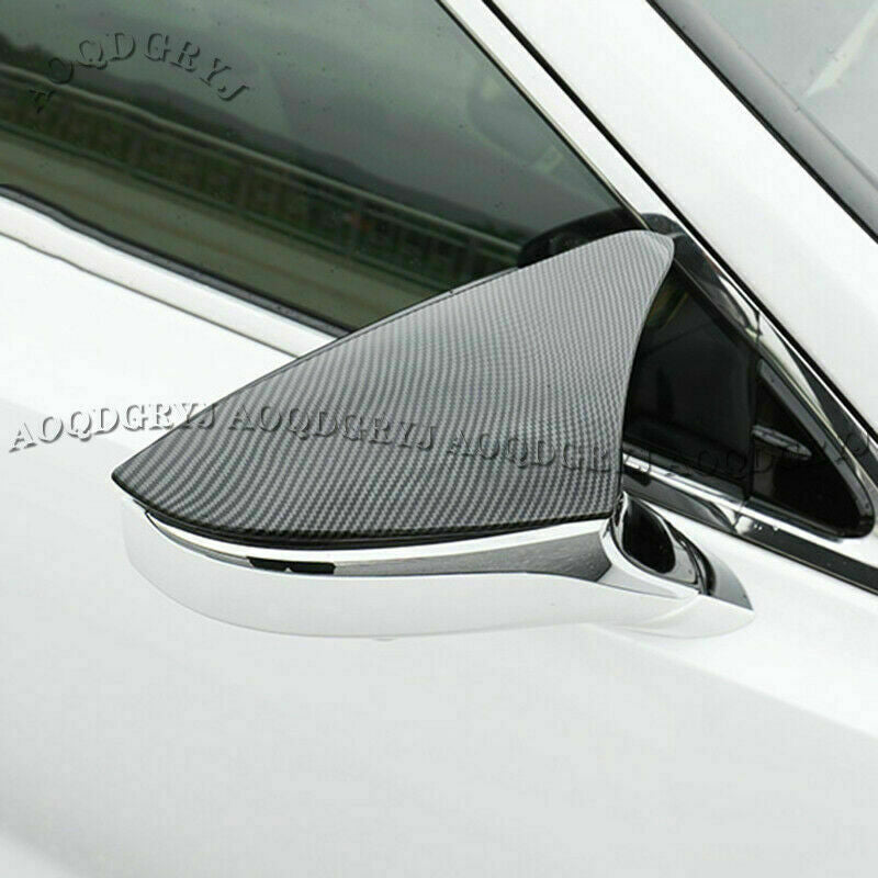 for Lexus ES350/300H/250 19-22 carbon fiber Ox Horn Rear View Mirror Cover Trim