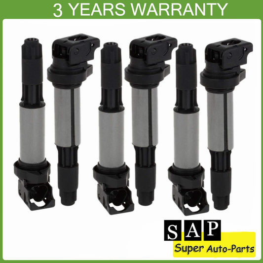 6x Ignition Coil for BMW E46 E53 E60 E70 E71 E90 323i 325i 535i X3 12131712219