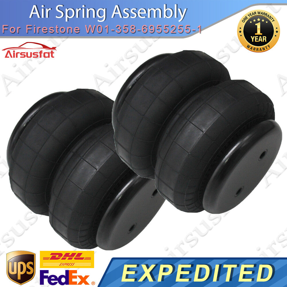 2x Air Suspension Spring Assembly for Firestone Contitech W01-358-6955