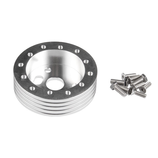 Silver 1 Steering Wheel Hub Adapter Spacer 6 Hole To Fit Grant APC 3 Hole