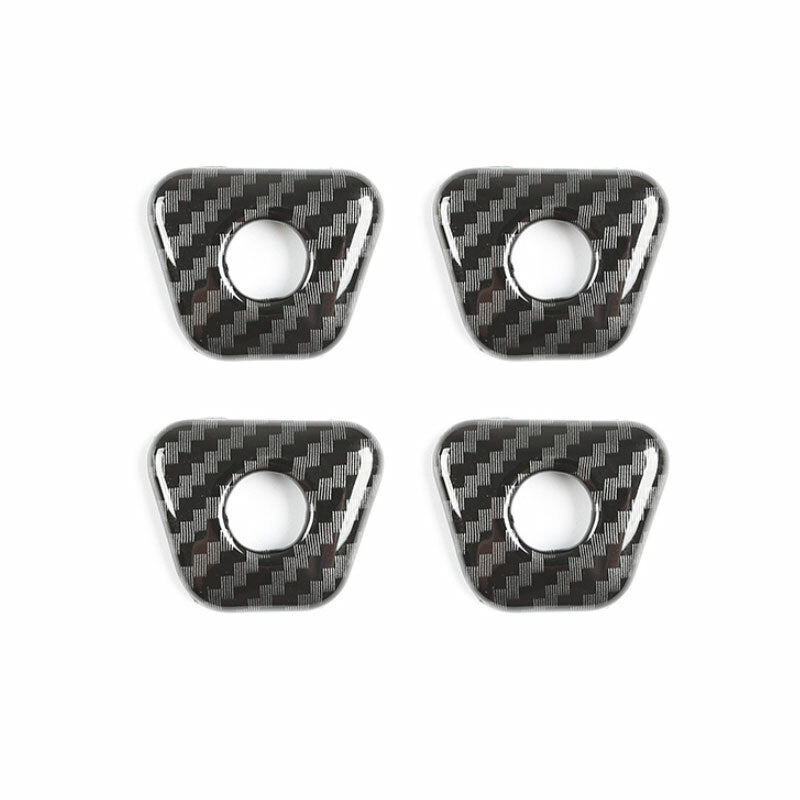 Carbon Fiber Style Door Lock Cover Fit for BMW 3 Series G20 2020-2022