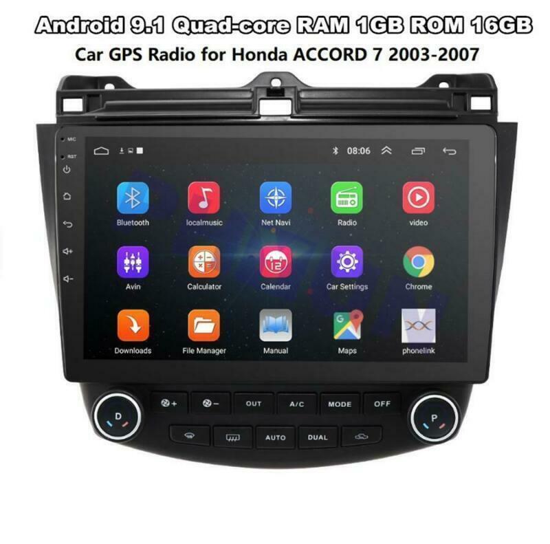 for Honda Accord 2003-2007 10.1 Android 9.1 Stereo Car Radio GPS MP5 Player US