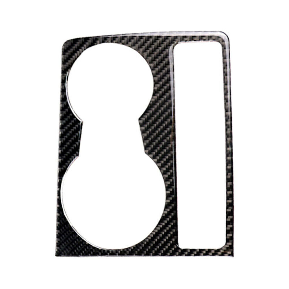 Carbon Fiber Cup Holder Panel Frame Cover Trim for Audi A4 B8 A5 2009-2016 15