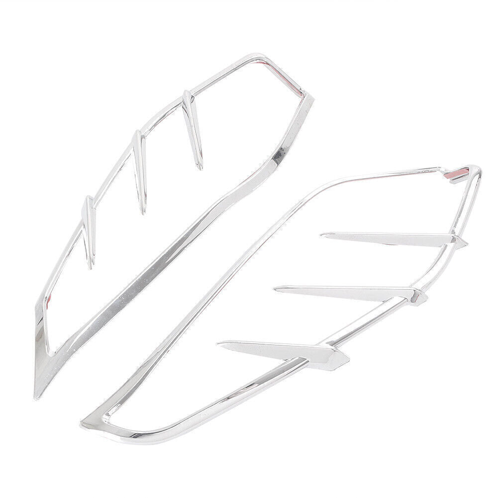 2x Mid-Frame Deflectors Trim Fit for Harley Touring 2009-2016 Chrome