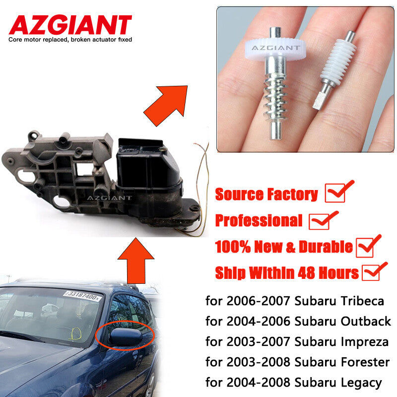 100% new Side Mirror Folding Motor Gear Kit for Subaru Tribeca 2006-2007